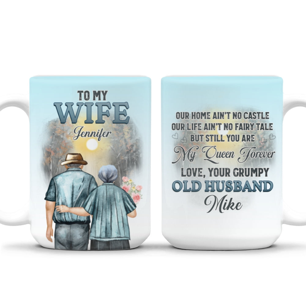 You Are My Queen Version 2 - Personalized Custom Coffee Mug