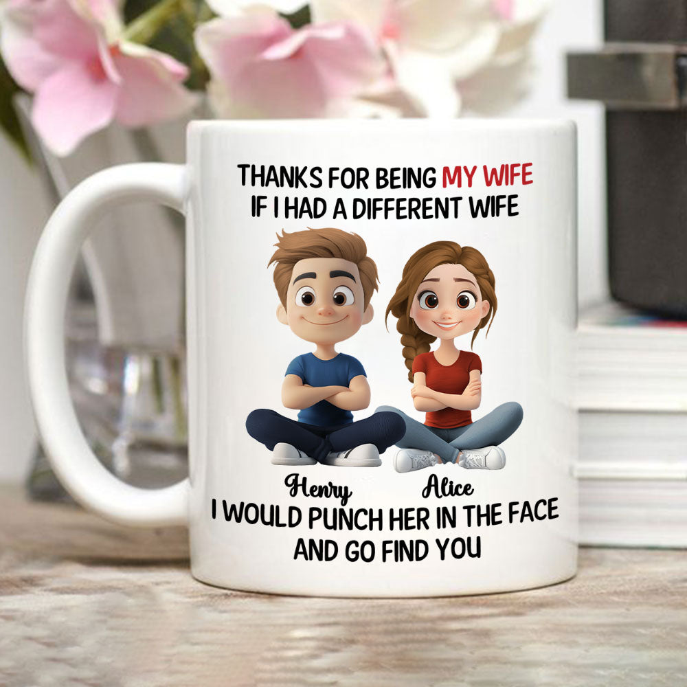 Punch Her For You - Personalized Custom Coffee Mug