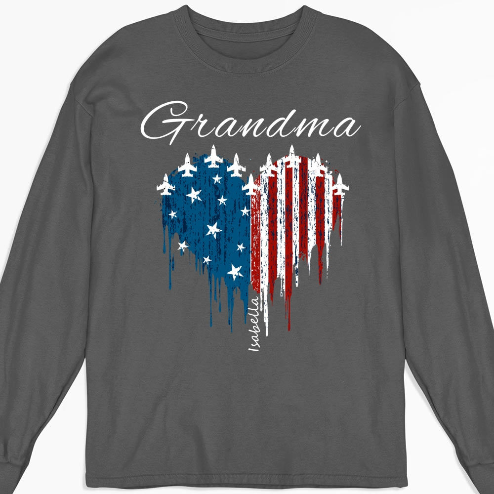 Independence Day Grandma - Personalized Custom Shirt