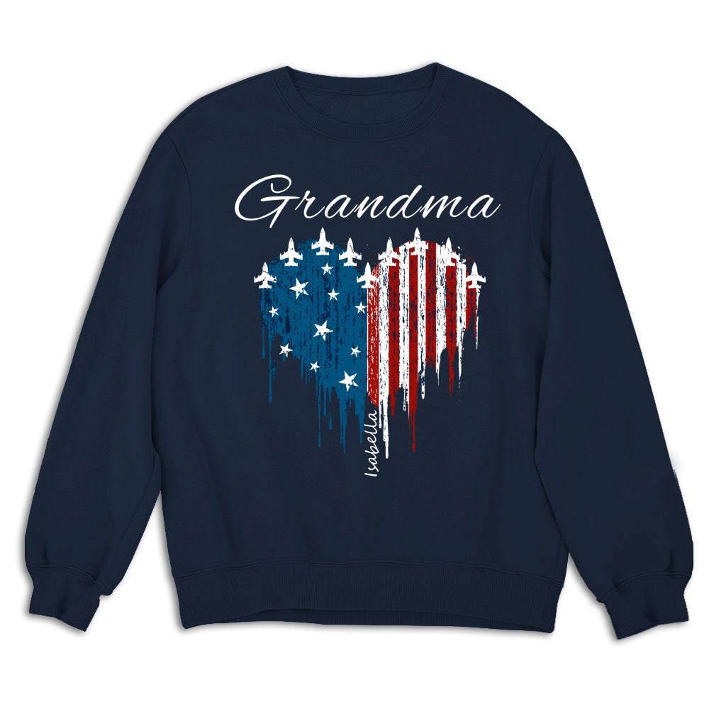 Independence Day Grandma - Personalized Custom Shirt