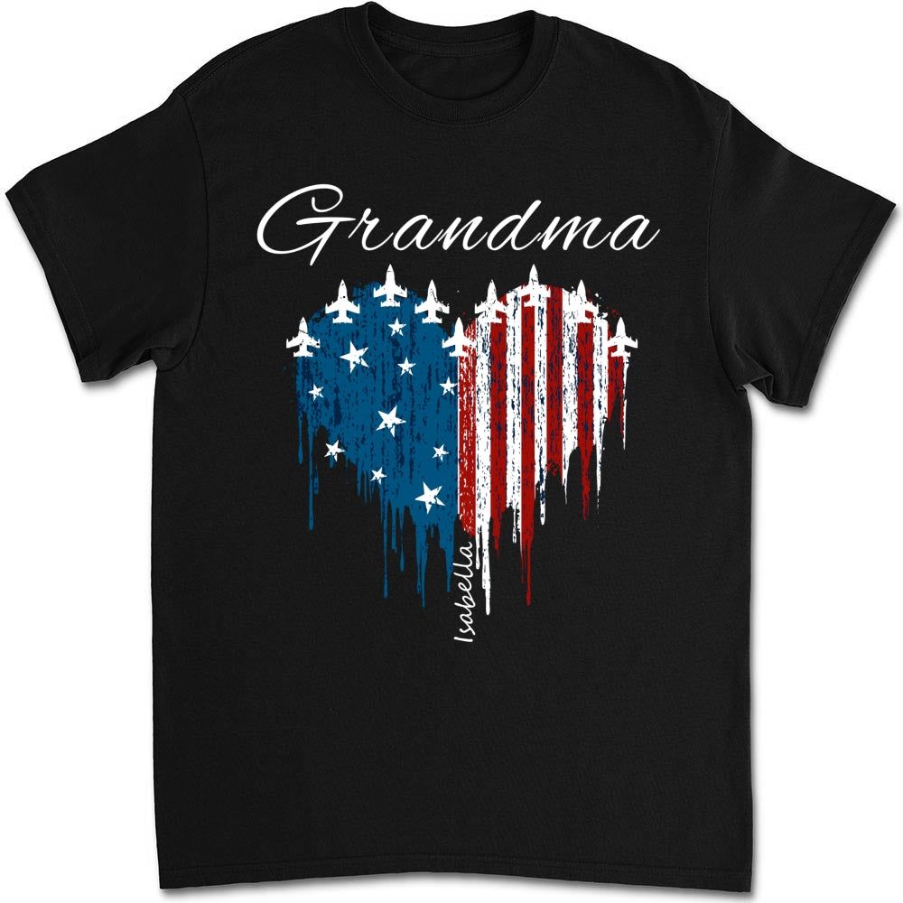 Independence Day Grandma - Personalized Custom Shirt