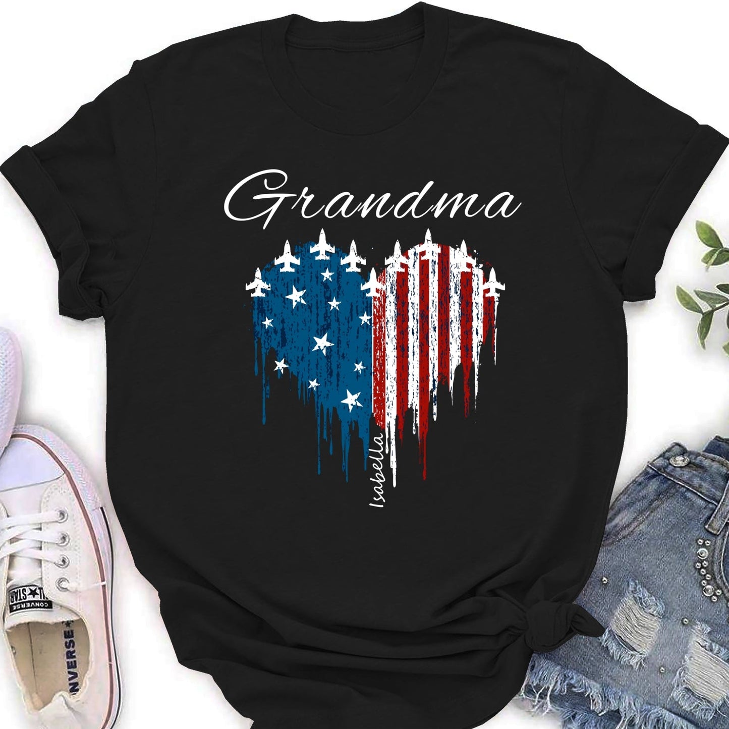 Independence Day Grandma - Personalized Custom Shirt
