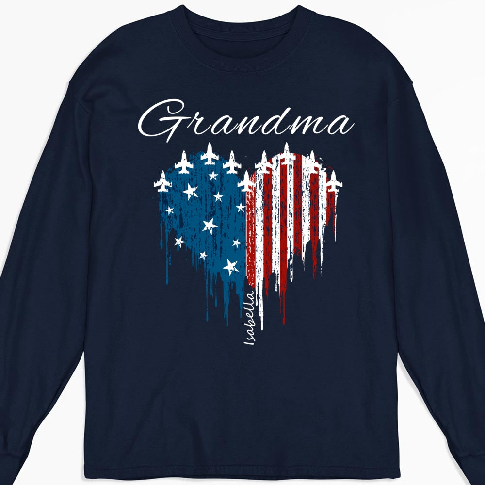 Independence Day Grandma - Personalized Custom Shirt