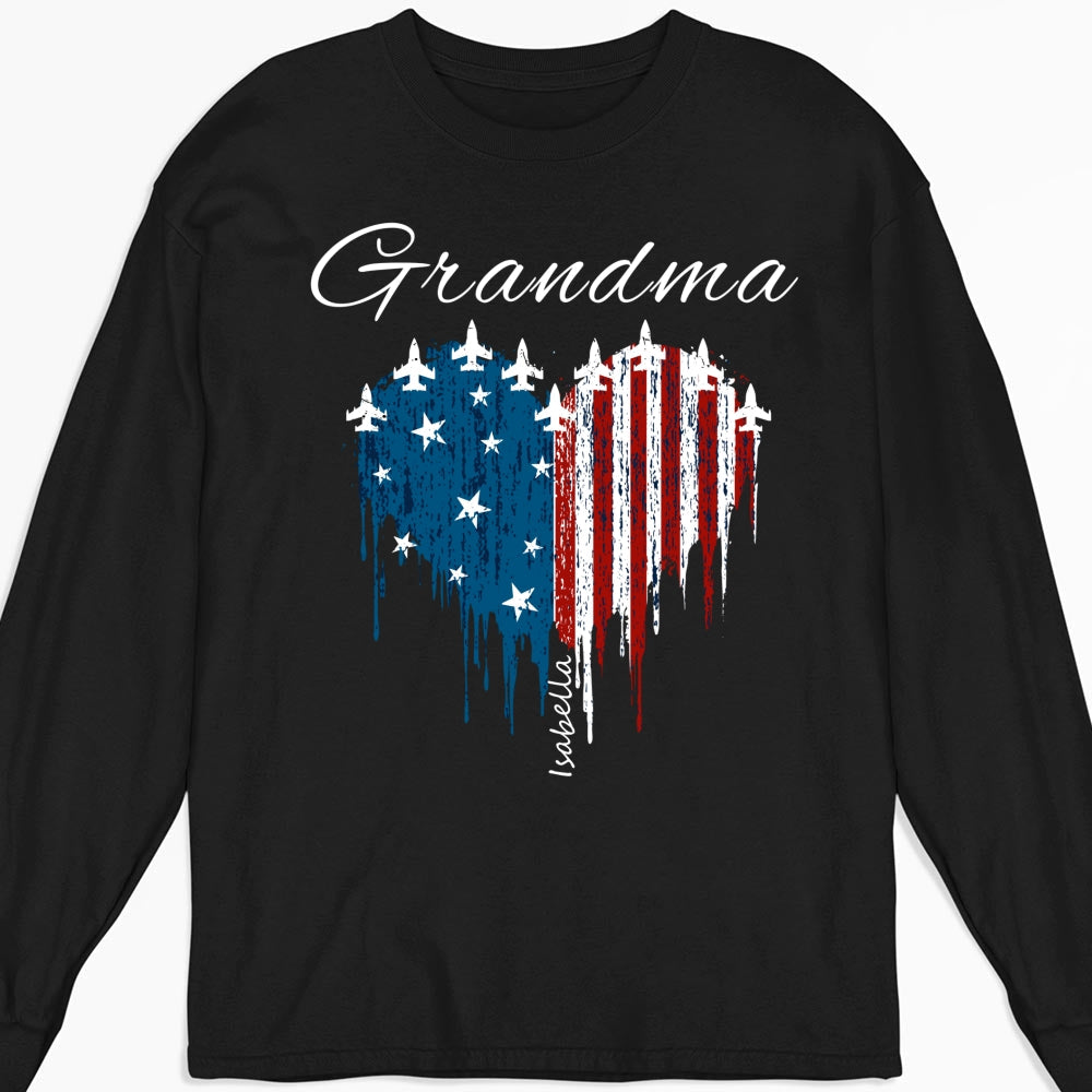 Independence Day Grandma - Personalized Custom Shirt