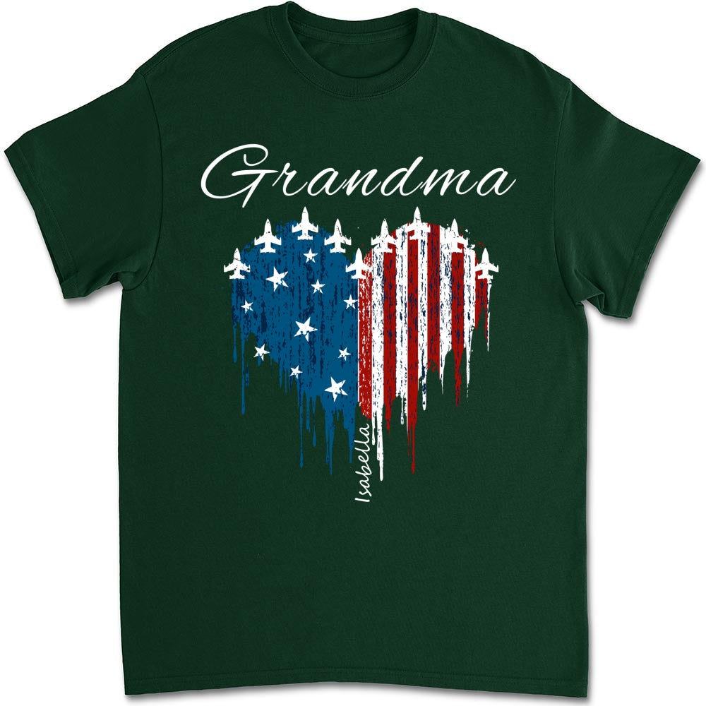 Independence Day Grandma - Personalized Custom Shirt