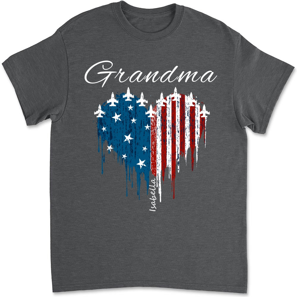 Independence Day Grandma - Personalized Custom Shirt