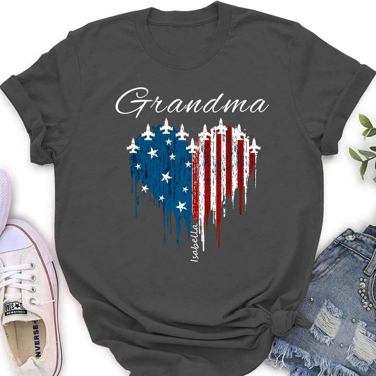 Independence Day Grandma - Personalized Custom Shirt