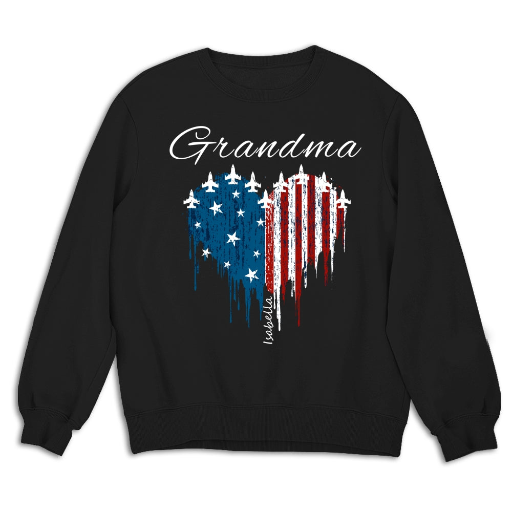 Independence Day Grandma - Personalized Custom Shirt