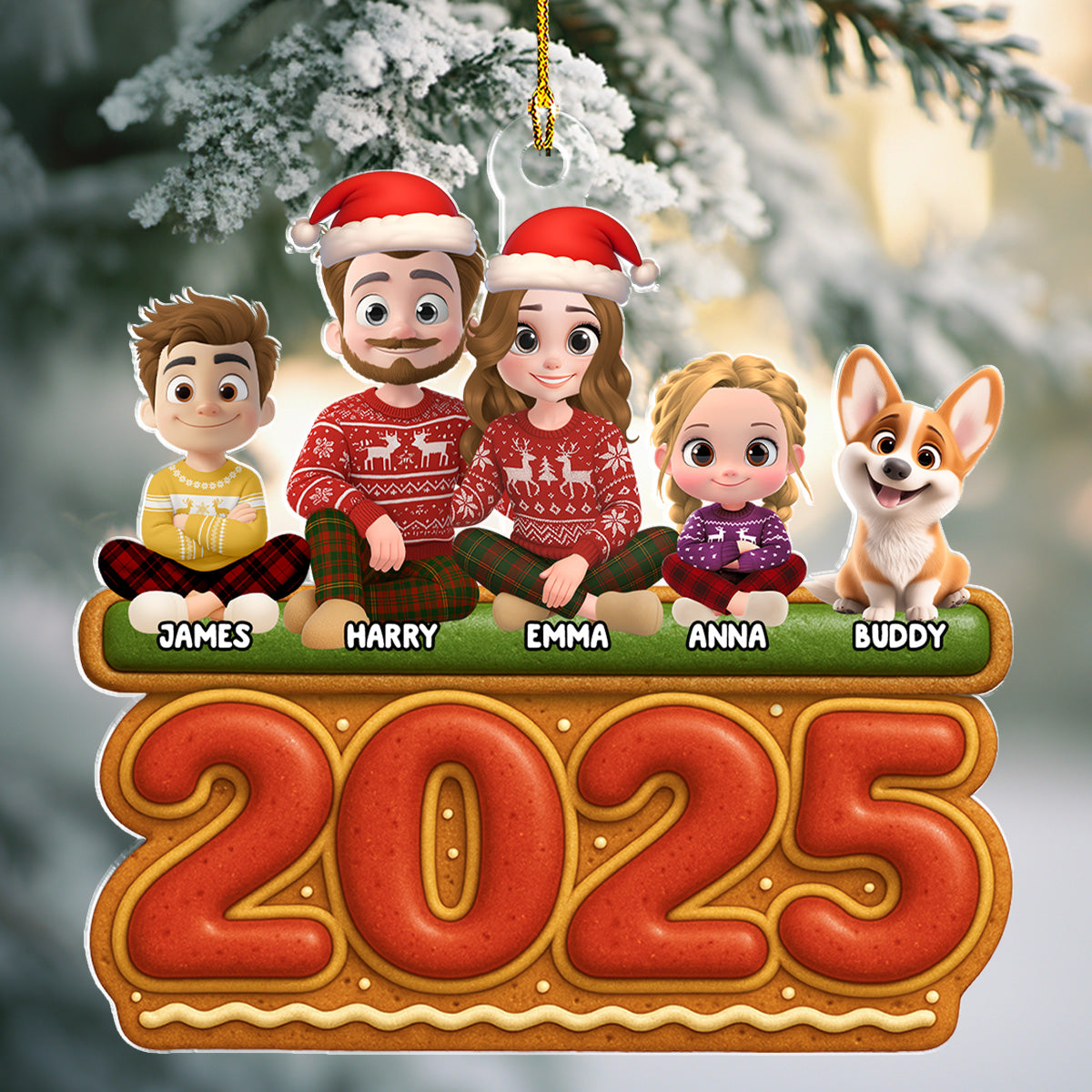 Our Family Cookies - Personalized Custom Acrylic Ornament