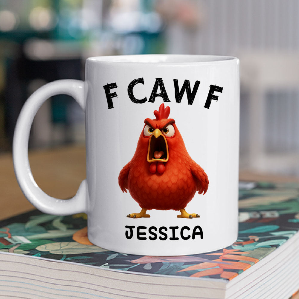 Fueled By Pure Cawfee Power - Personalized Custom Coffee Mug