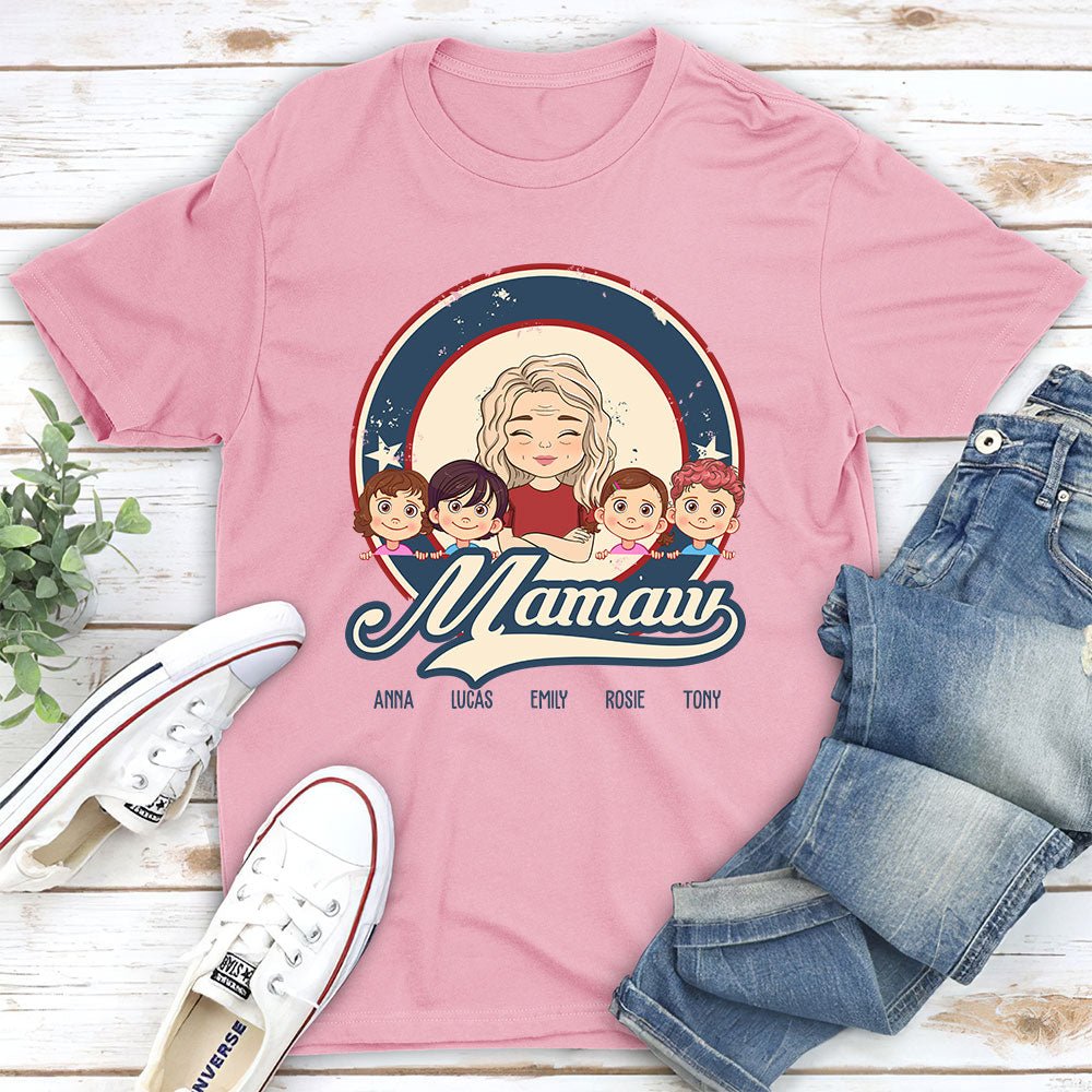Proud Grandma - Personalized Custom Unisex T-shirt