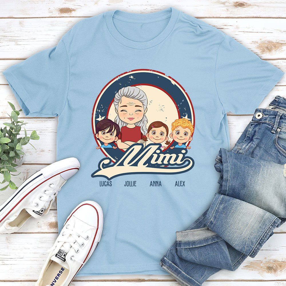 Proud Grandma - Personalized Custom Unisex T-shirt