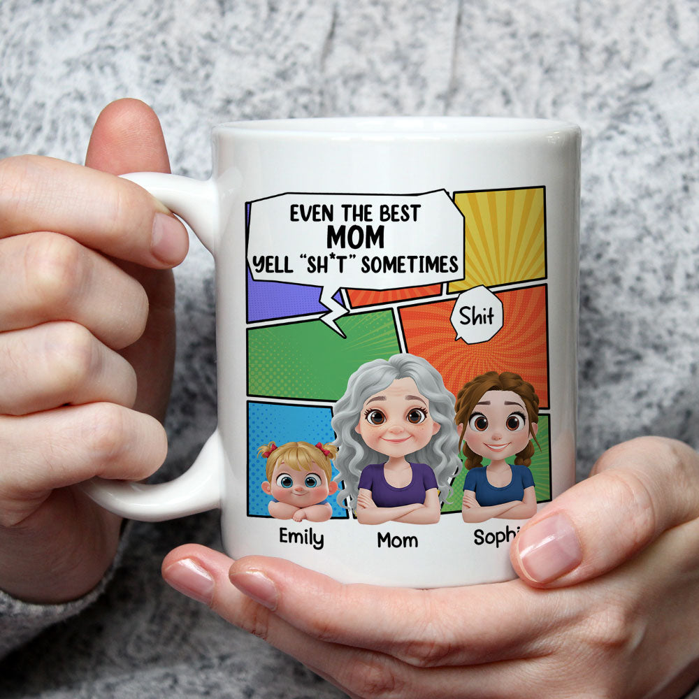 Good Mom - Personalized Custom Coffee Mug