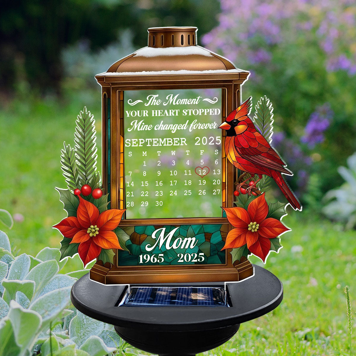 My Heart For You - Personalized Custom Solar Light