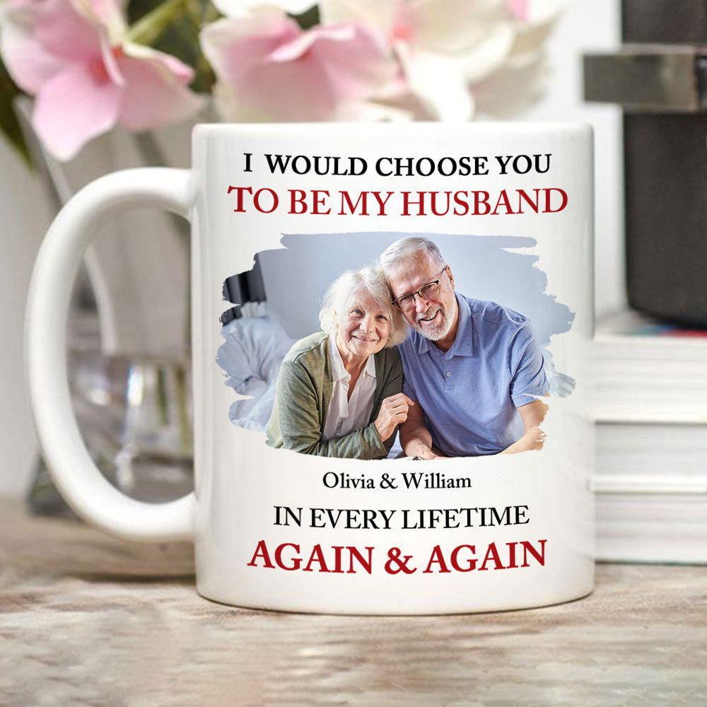 I Choose You Photo - Personalized Custom Coffee Mug