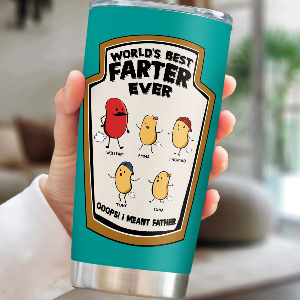 Best Farter Ever I Meant Father - Personalized Custom Tumbler
