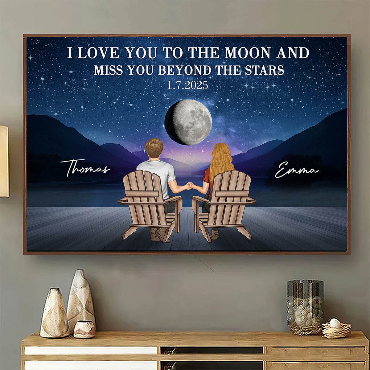 Love Endless As The Stars - Personalized Custom Poster