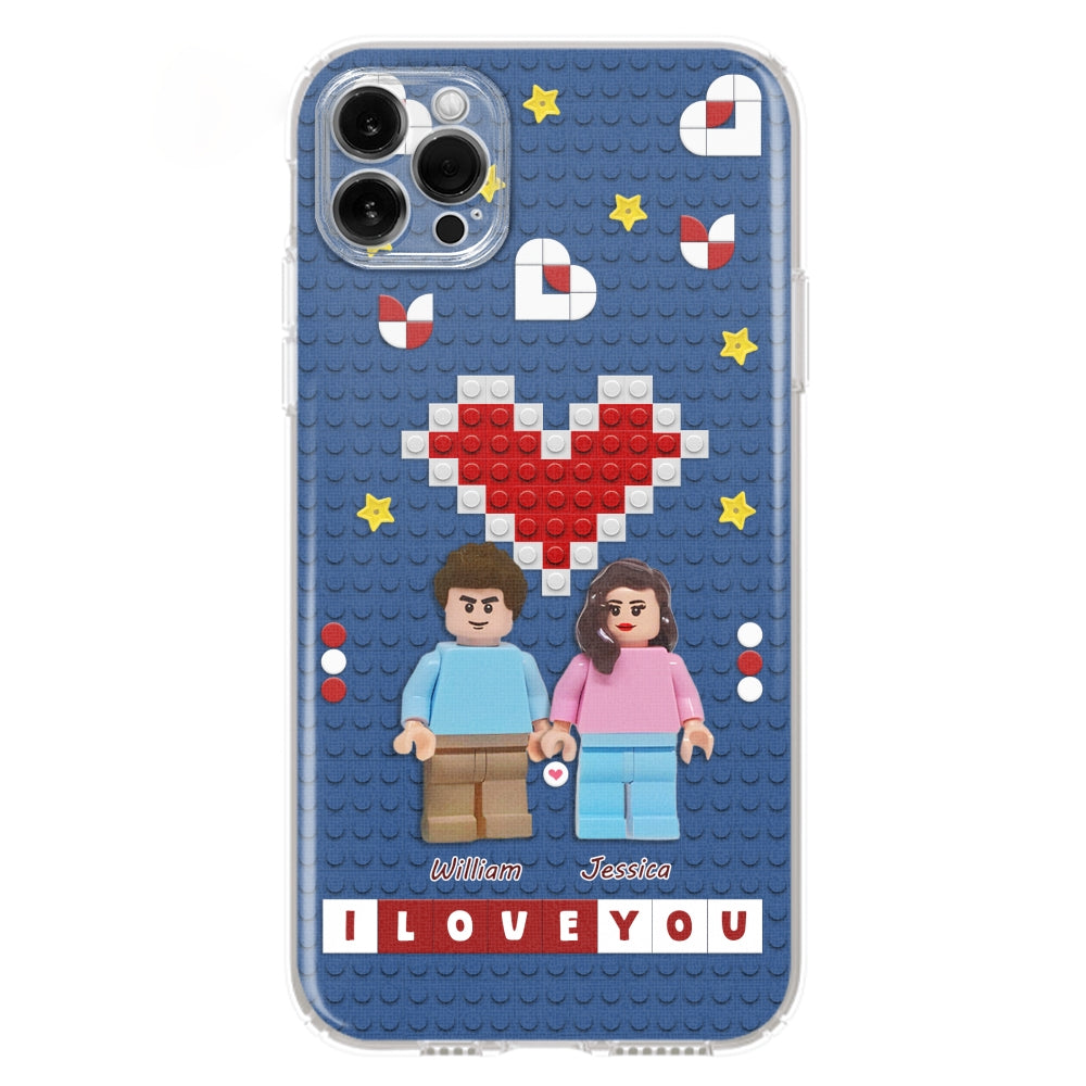 Lego Couple - Personalized Custom Phone Case