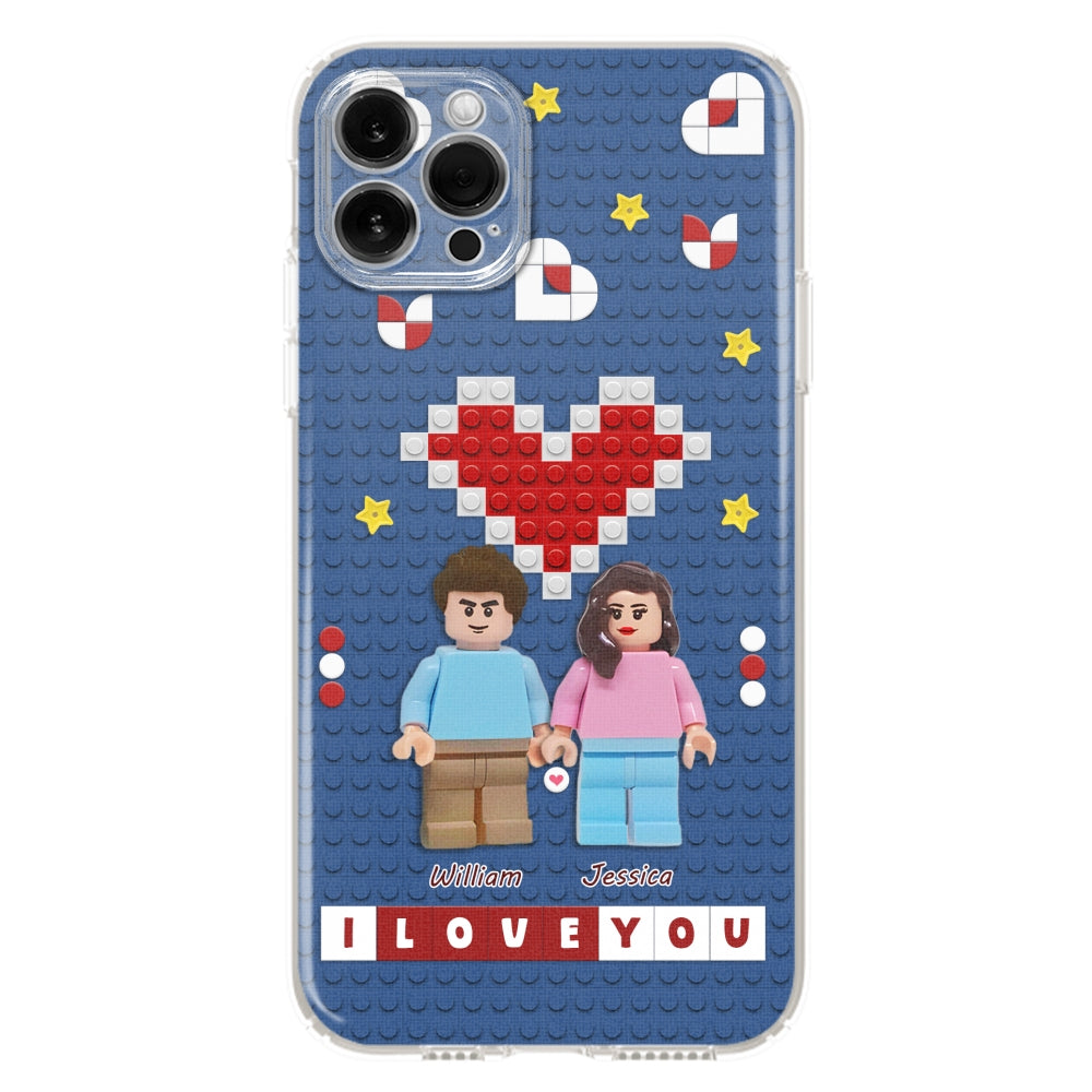 Lego Couple - Personalized Custom Phone Case