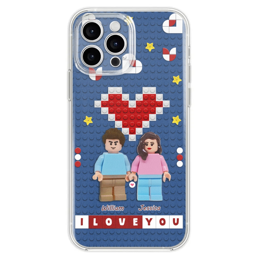 Lego Couple - Personalized Custom Phone Case