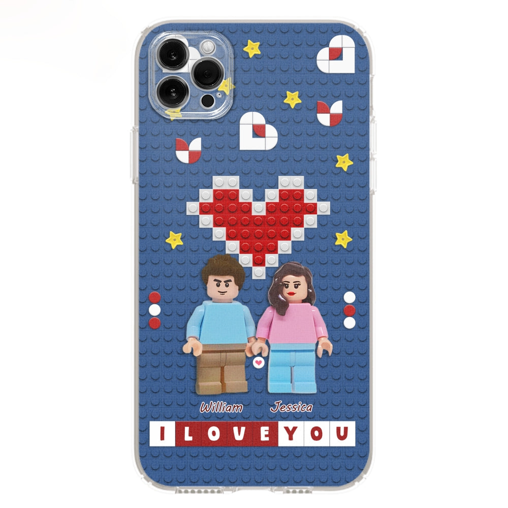 Lego Couple - Personalized Custom Phone Case