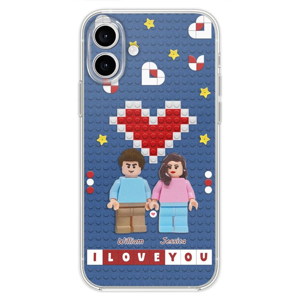 Lego Couple - Personalized Custom Phone Case