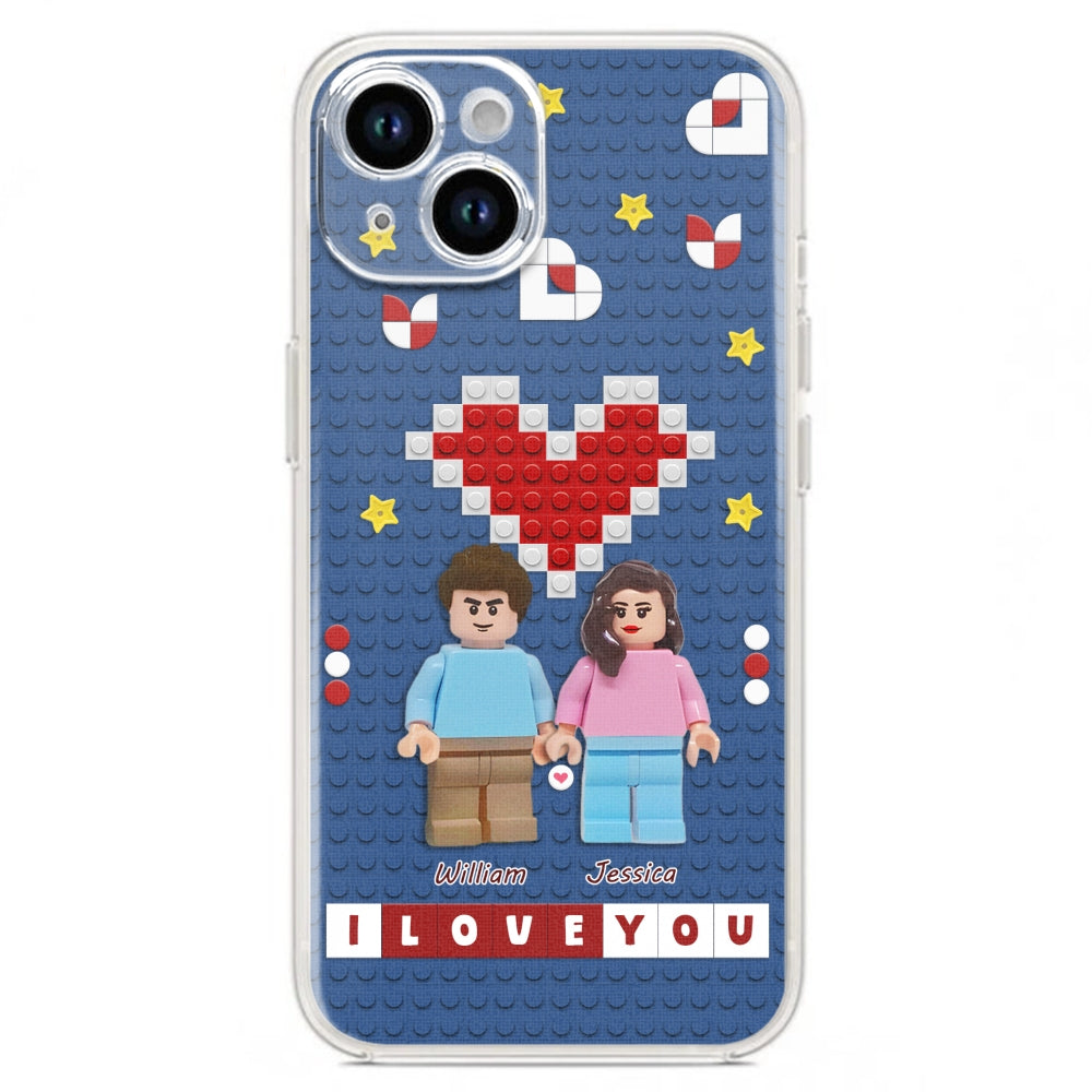 Lego Couple - Personalized Custom Phone Case