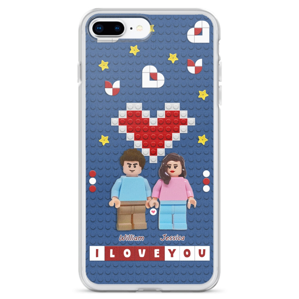 Lego Couple - Personalized Custom Phone Case