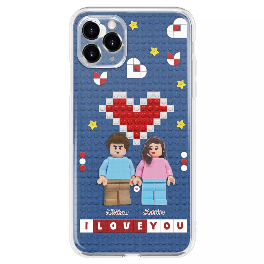 Lego Couple - Personalized Custom Phone Case
