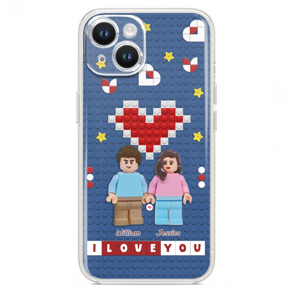 Lego Couple - Personalized Custom Phone Case