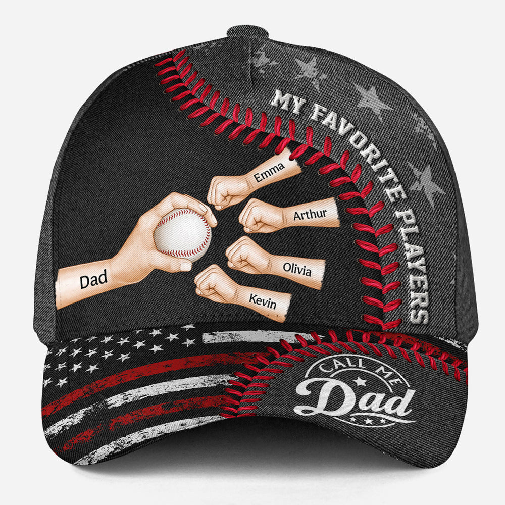 Baseball Love From My Favorite Player - Personalized Custom Classic Cap