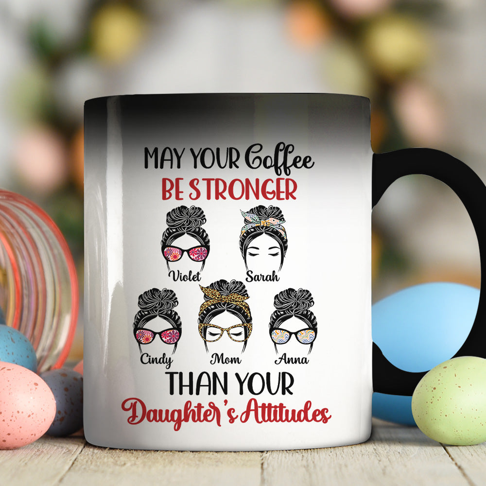 Your Coffee Stronger - Personalized Custom Color Changing Mug