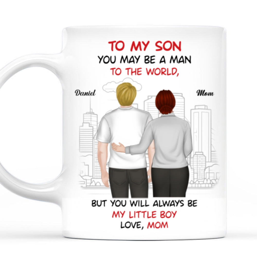 Always My Little Boy - Personalized Custom Coffee Mug