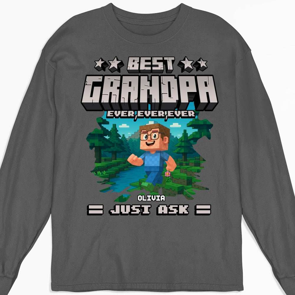 Best Papa Ever Ever - Personalized Custom Shirt