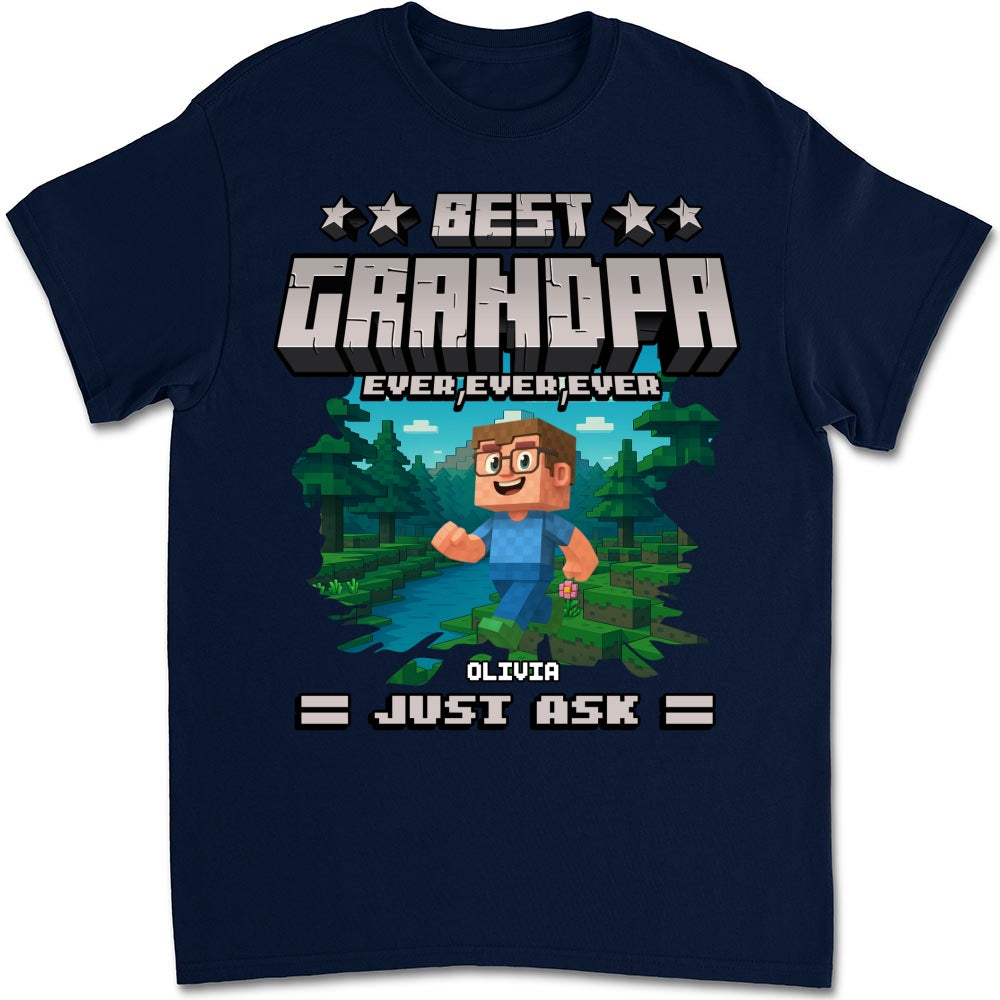 Best Papa Ever Ever - Personalized Custom Shirt