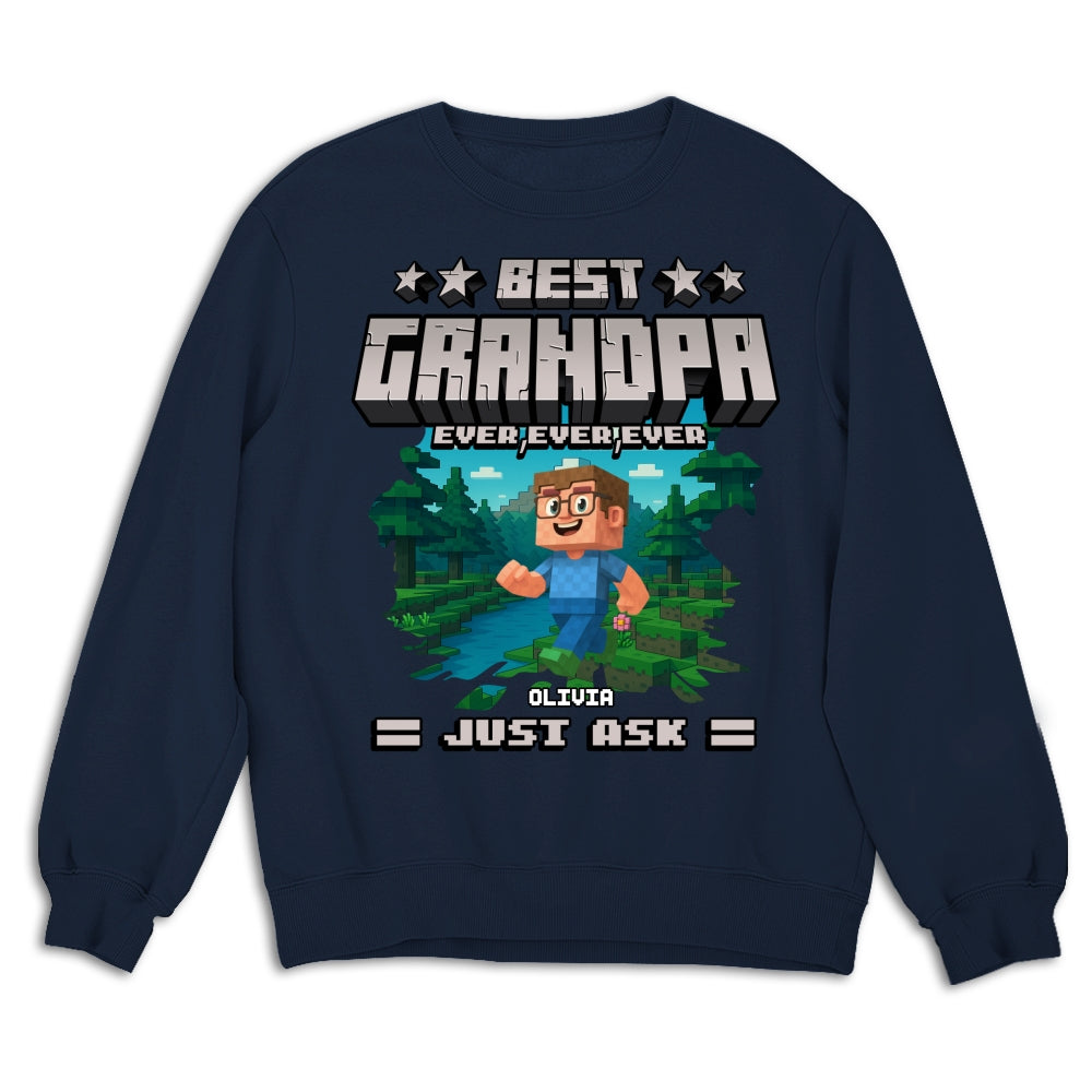 Best Papa Ever Ever - Personalized Custom Shirt