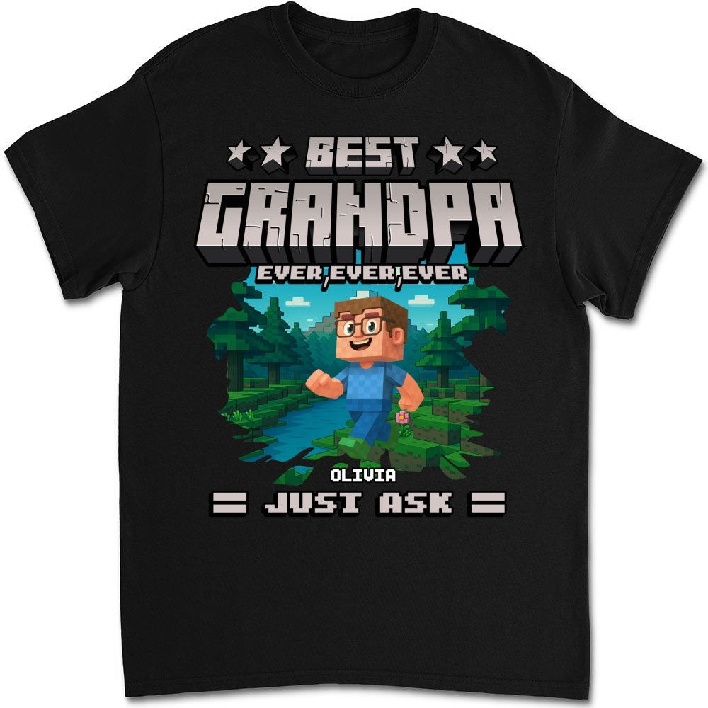 Best Papa Ever Ever - Personalized Custom Shirt