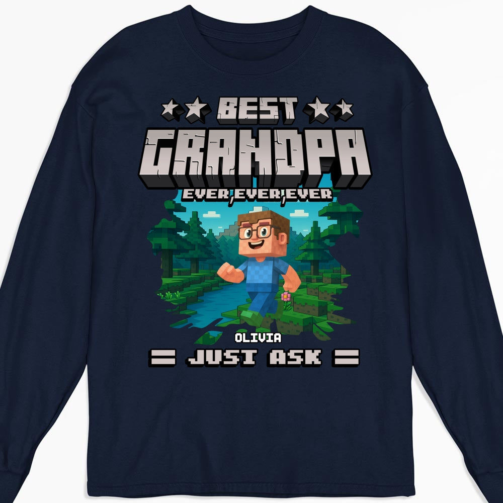 Best Papa Ever Ever - Personalized Custom Shirt