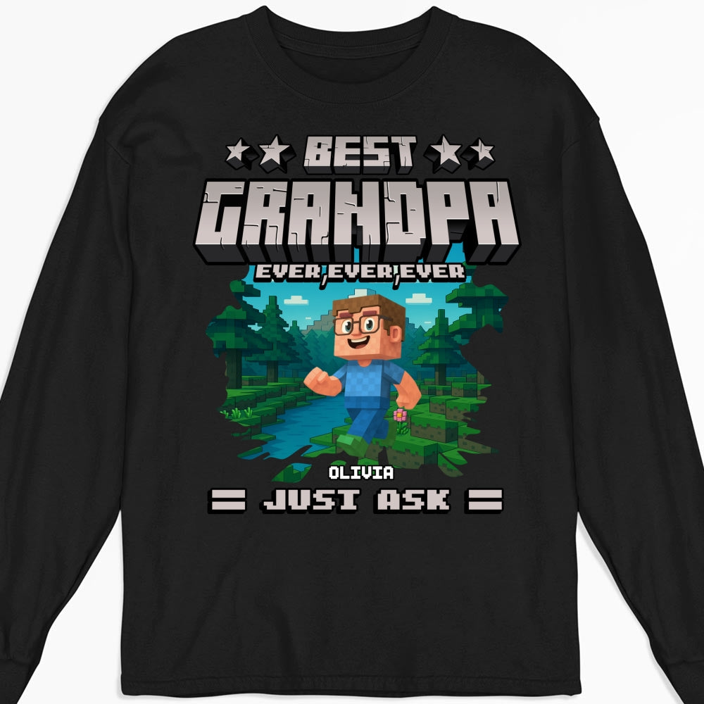 Best Papa Ever Ever - Personalized Custom Shirt