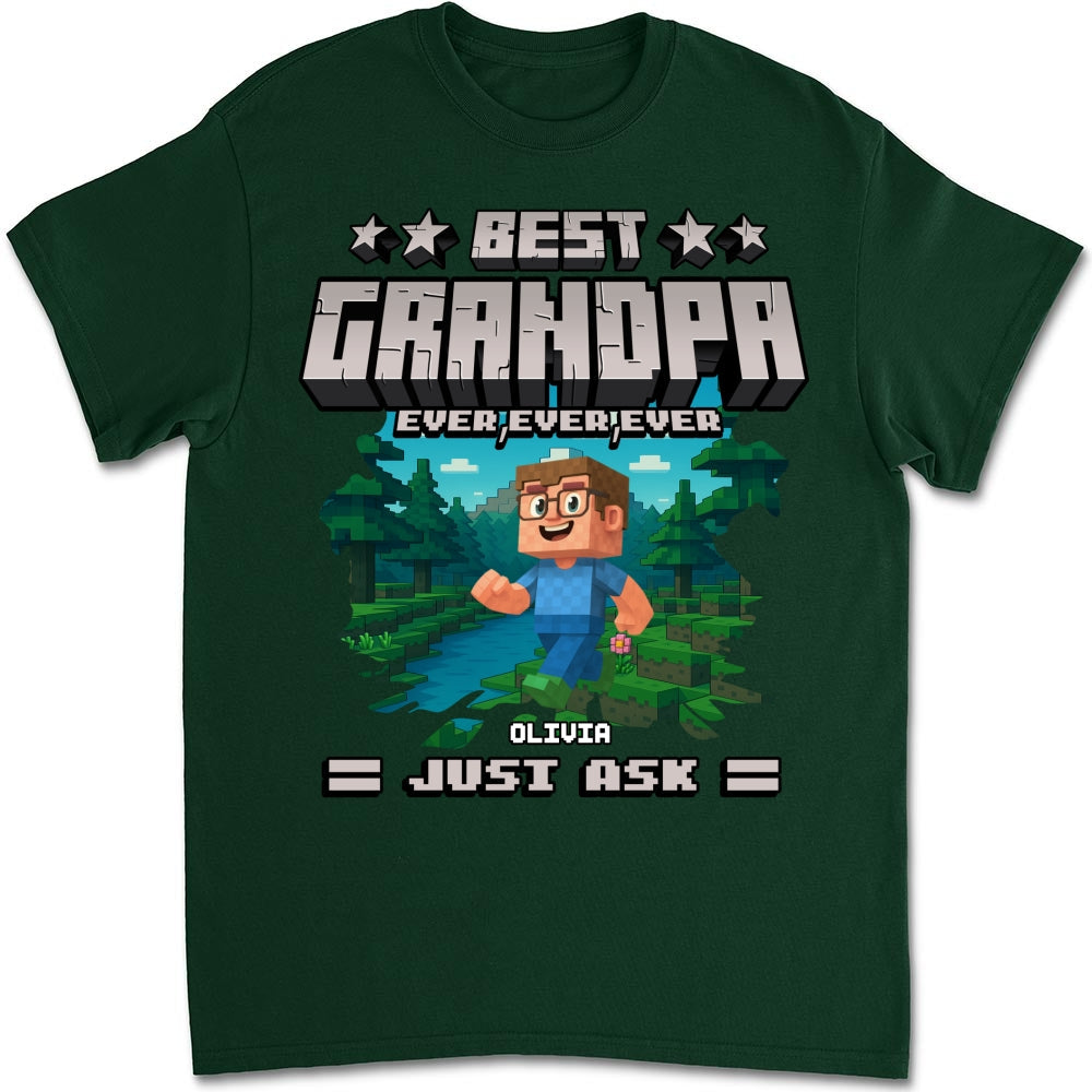 Best Papa Ever Ever - Personalized Custom Shirt