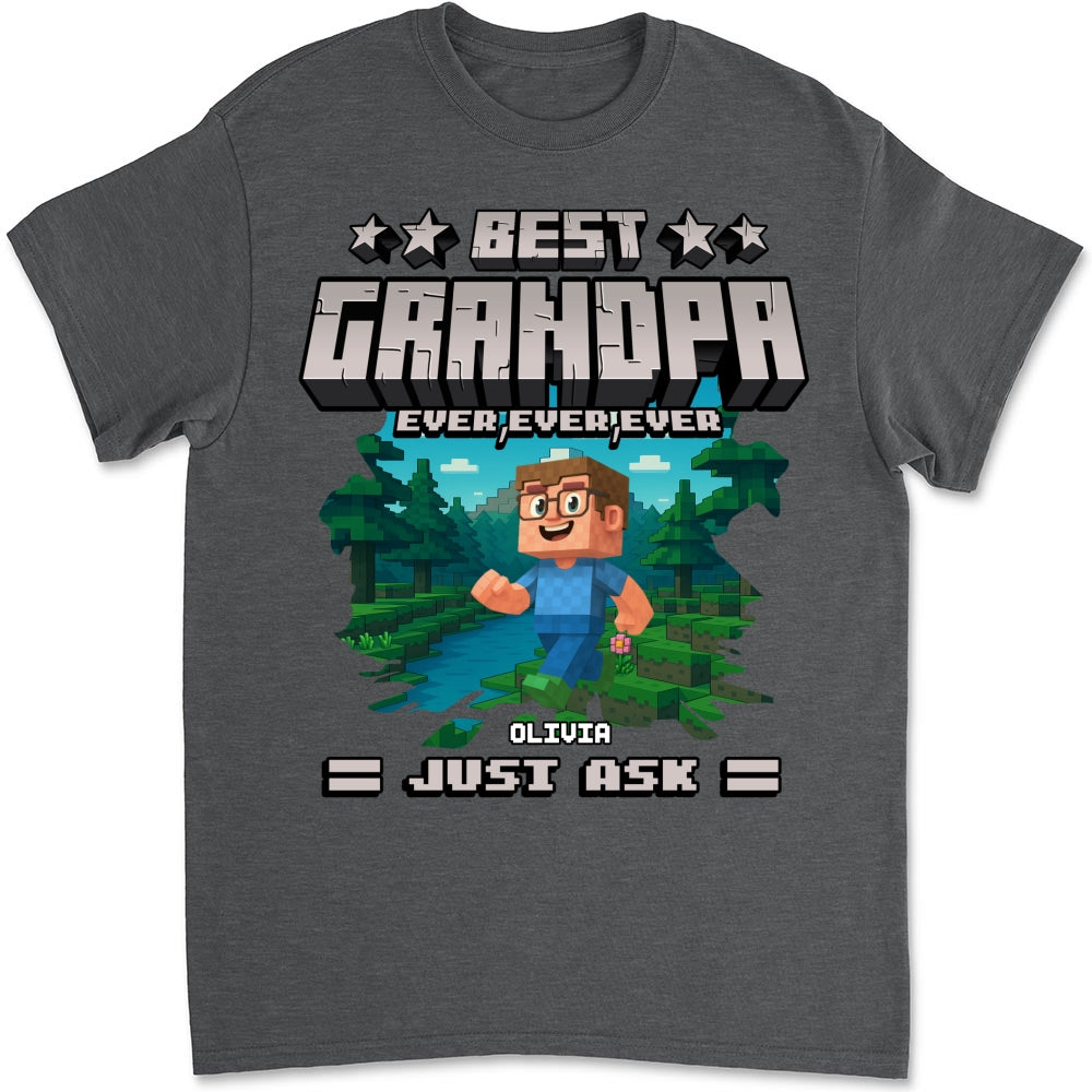 Best Papa Ever Ever - Personalized Custom Shirt
