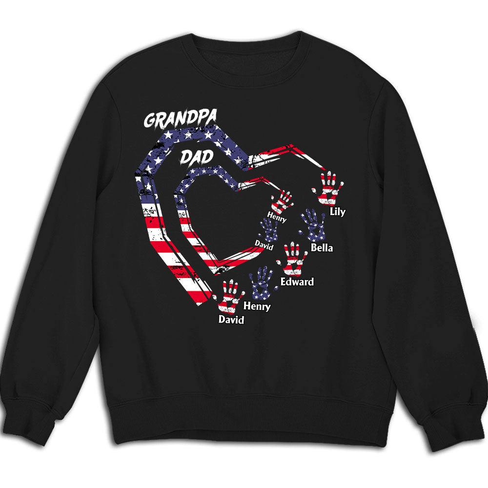 We Love You Grandpa - Personalized Custom Shirt