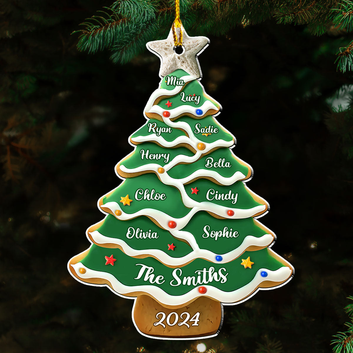 Christmas Tree - Personalized Custom Acrylic Ornament