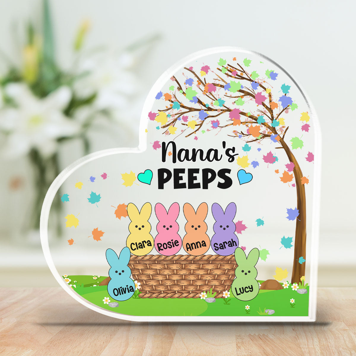 Bunny Peep - Personalized Custom Acrylic Plaque