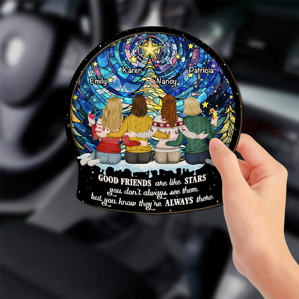 Friends Like Stars - Personalized Custom Car Visor Clip