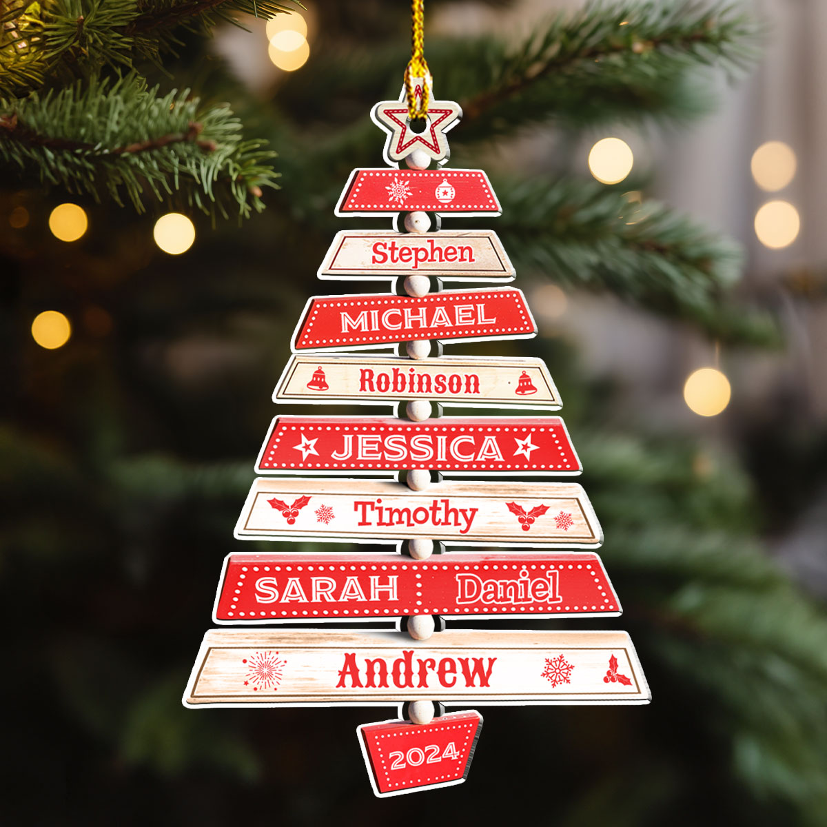 Family Tree - Personalized Custom Acrylic Ornament