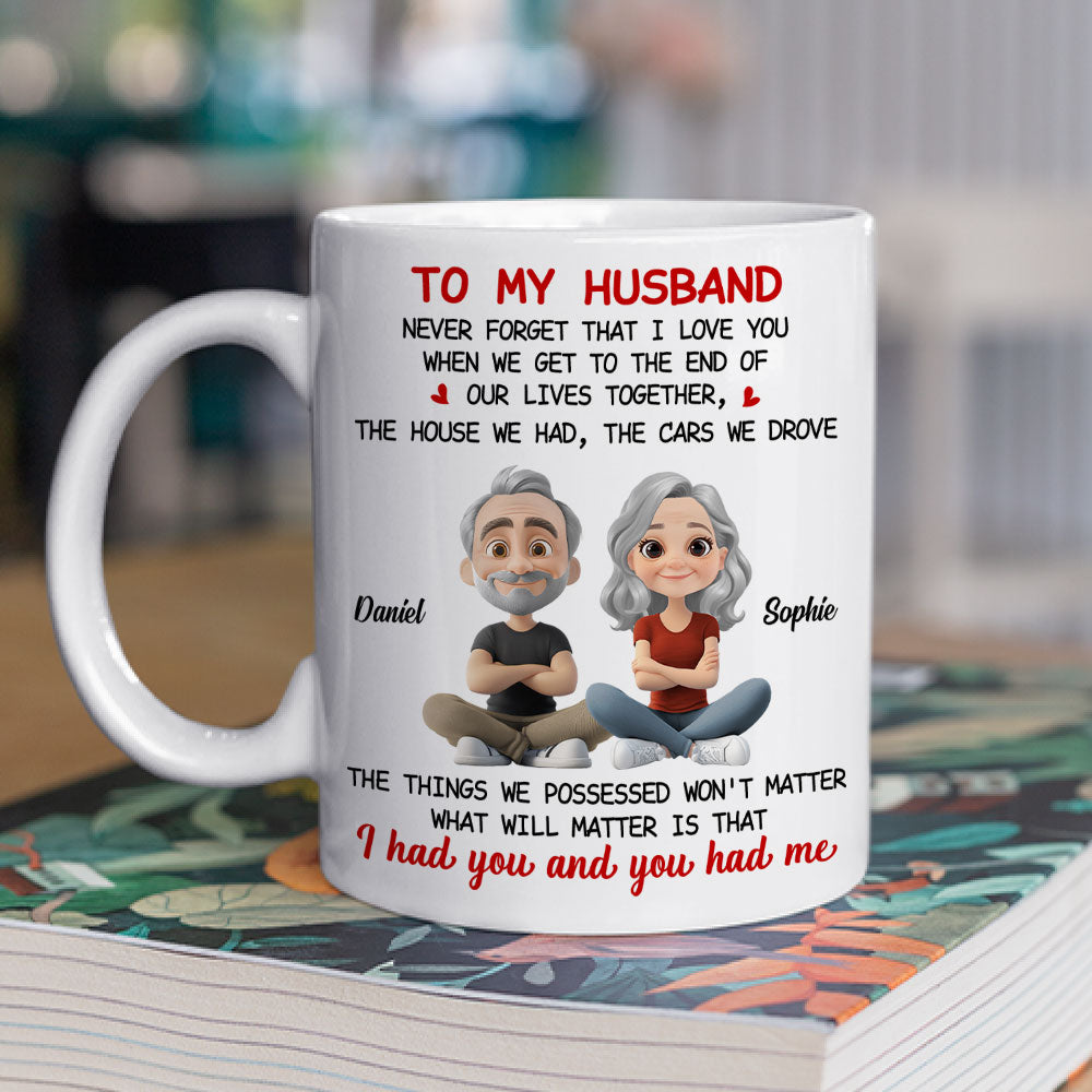 Never Forget I Love You - Personalized Custom Coffee Mug