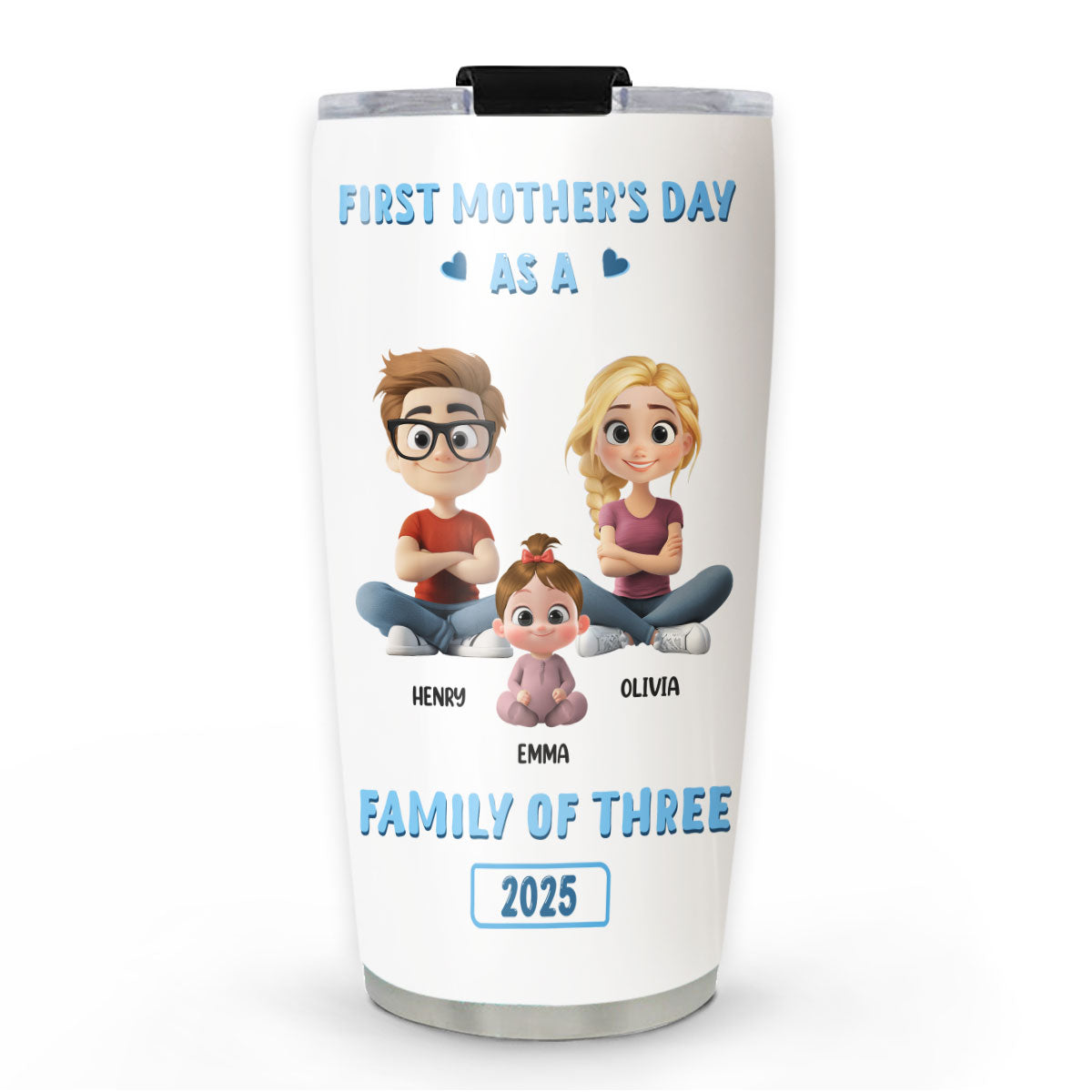 First Mother Day - Personalized Custom Tumbler