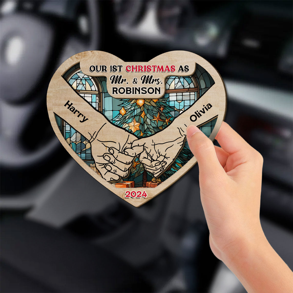 First Year - Personalized Custom Car Visor Clip