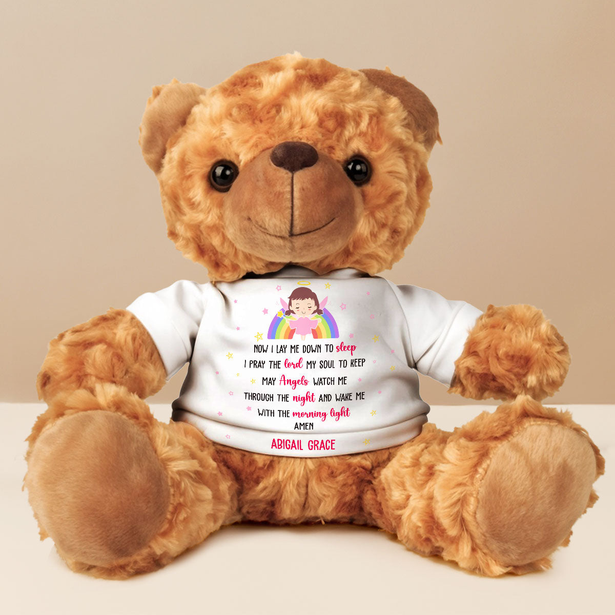 Prayer For Children - Personalized Custom Cuddle Bear